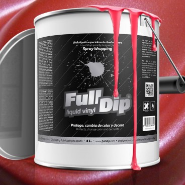 Full Dip 4L Met&aacute;l Piros