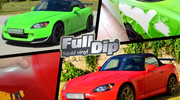 De Rojo Full Dip a Verde Custom Full Dip!